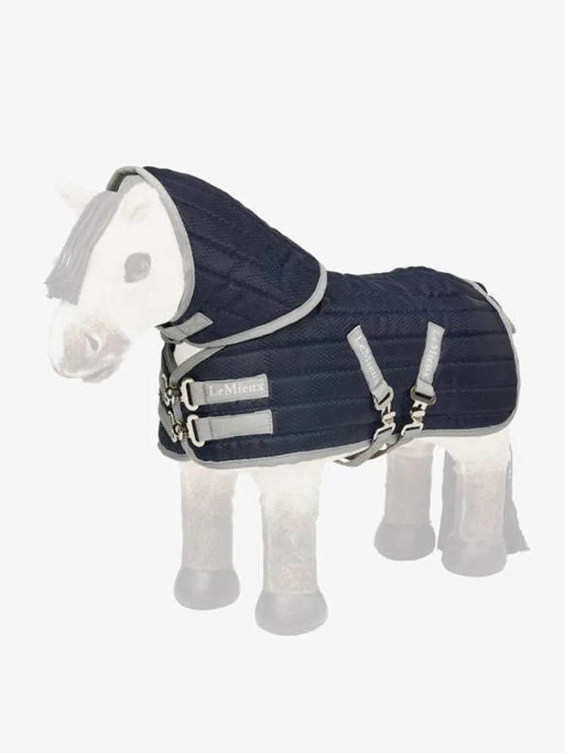 LeMieux Toy Pony Stable-Tek Rug in Navy-1